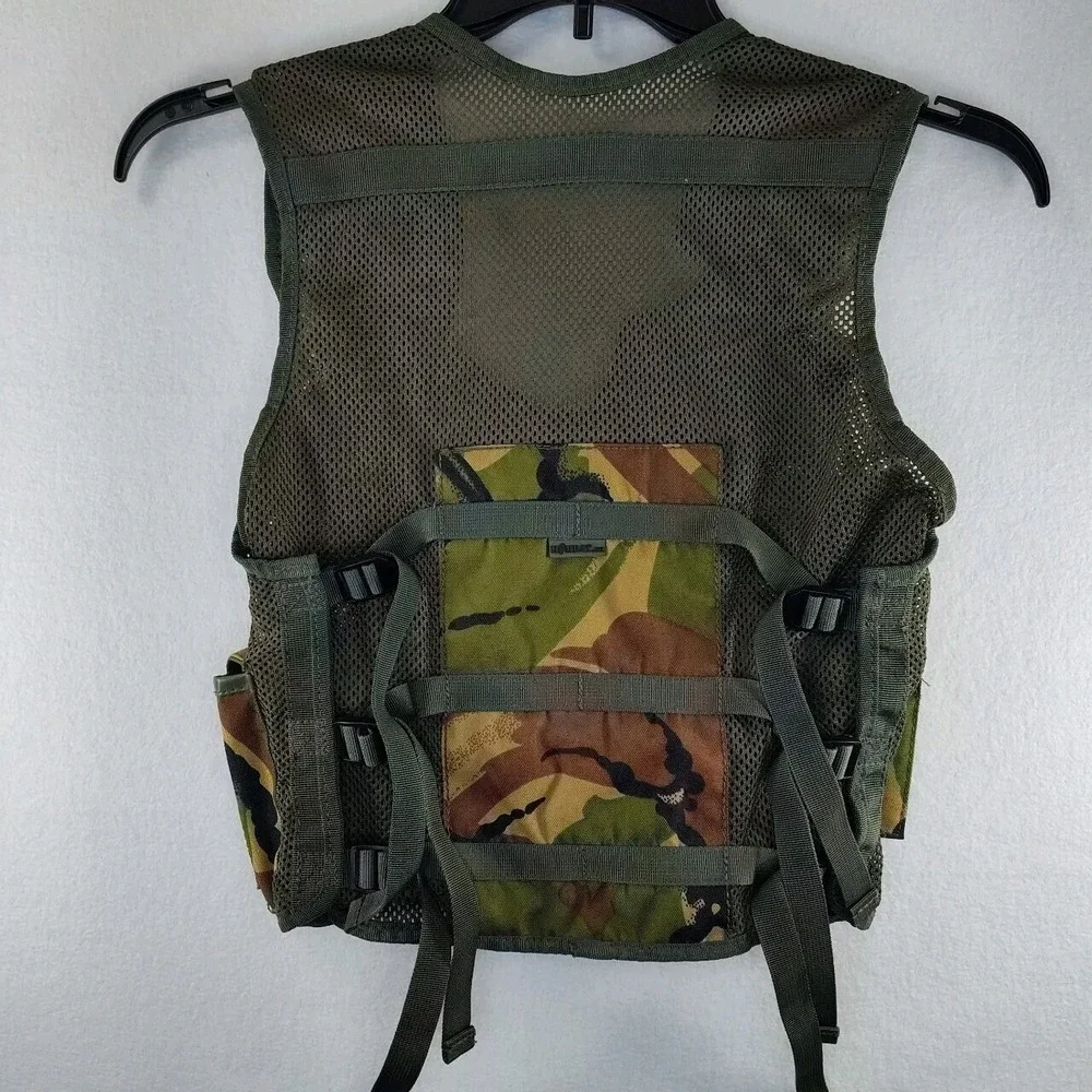 KOMBAT.UK Youth Med Camo Tactical Vest Holster Adjustable📸SEE‎ PICS📏📸